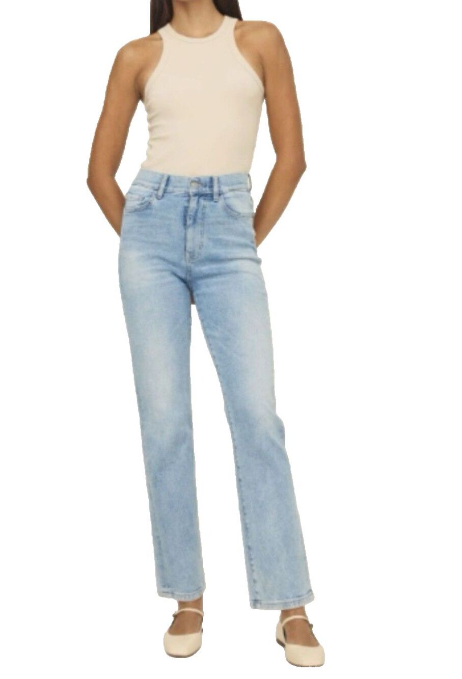 Warp + Weft Girlfriend Designer Jeans size 4/27 NWT MSRP $98